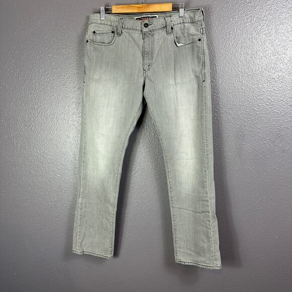 VINTAGE LEVI'S 511 Mens 36x30 Gray "The Original Jeans" Skinny Denim Jeans - Picture 1 of 5